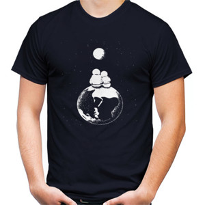 Kaos Baju Kaos Distro Astronaut girl and boy