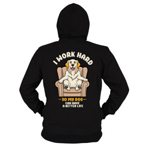 Hoodie Zipper Better life than me