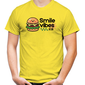 Kaos Smile vibes light color