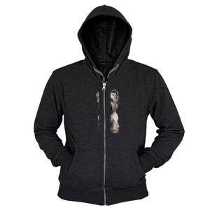 Hoodie Zipper Kaos Gambar Anjing 425