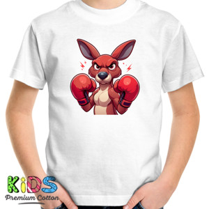 Kaos Kangguru Bertinju