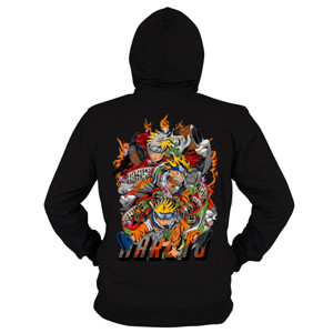 Hoodie Zipper Kaos Anime Naruto 