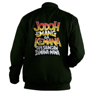 Jaket Bomber Kaos Kata 006