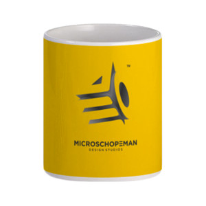 Mug yellow microschopeman design studio