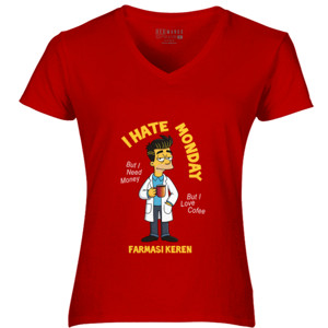 Kaos FARMASI HATE MONDAY EDISI PRIA