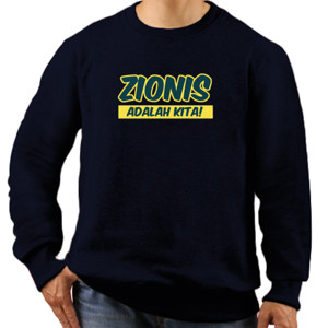 Jaket Sweater Kaos ZIONIS ADALAH KITA