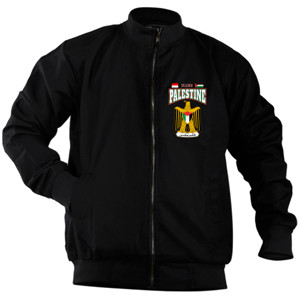 Jaket Bomber Free Palestine 🇵🇸  (Front & Back)