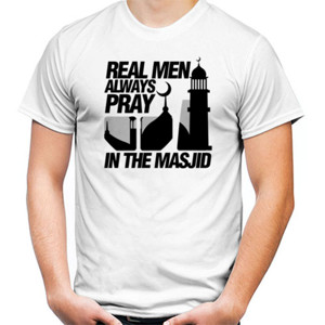 Kaos Real Men Parody 2 (Dark Logo)