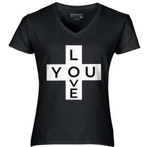 Kaos Kaos Love You Hitam