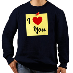 Jaket Sweater I Love You