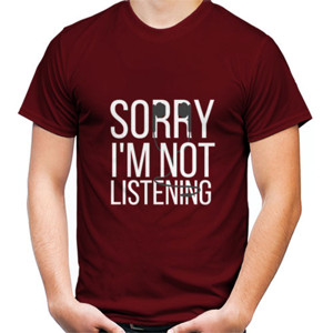 Kaos Sorry I am m Not Listening