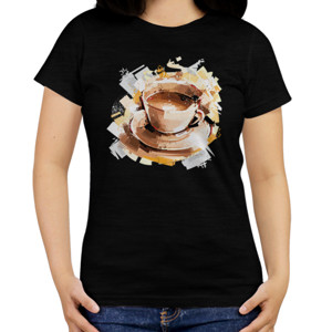 Kaos Coffee Splash Art