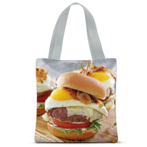 Tas Tote Fullprint TALI TOTE MOTIF BURGER