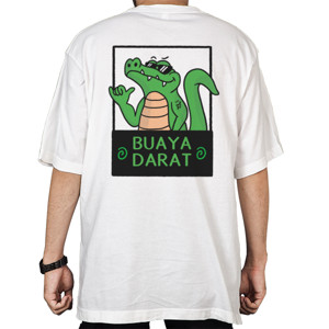 Kaos Oversize Clothudio - Buaya Darat Tees