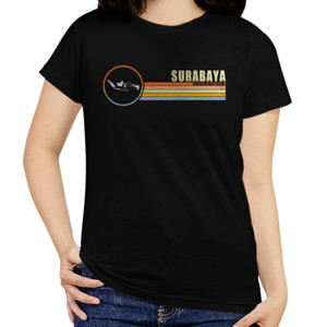 Kaos Souvenir Indonesia Surabaya Sunset