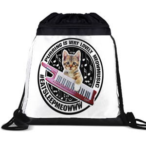 Tas Serut Anak Kucing Bermain Music