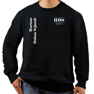 Jaket Sweater Kaos HDS - 15 Januari