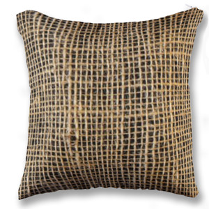 Bantal Tekstur Karung Goni