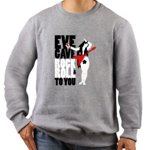 Jaket Sweater Eve Gave Rock and Roll