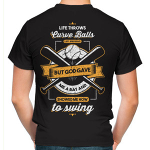 Kaos CURVE BALLS back print