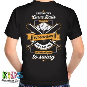 Kaos CURVE BALLS back print