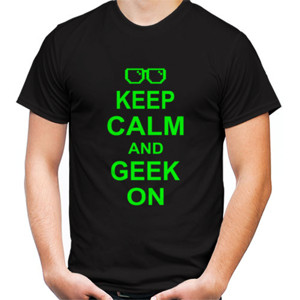 Kaos Keep Calm And Geek On