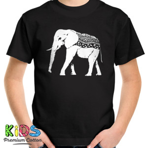 Kaos elephant illustration