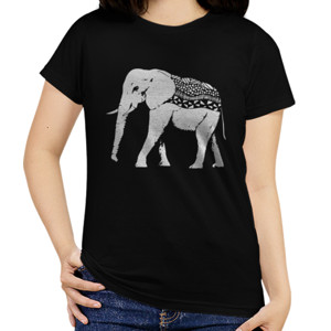 Kaos elephant illustration