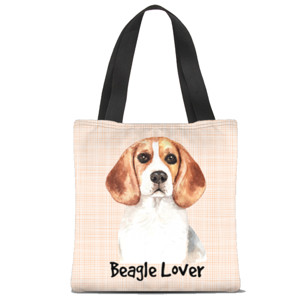 Tas Tote Fullprint BEAGLE LOVER