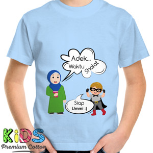 Kaos Kaos Anak Muslim Lucu - Ajakan Shalat