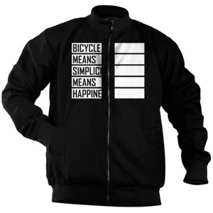 Jaket Bomber Simplicity N Happiness