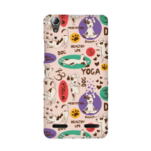 Yoga Dog Poses in Peach Casing HP