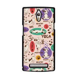 Yoga Dog Poses in Peach Casing HP