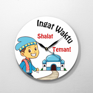 Jam Dinding Jam Dinding Anak Soleh Shalat