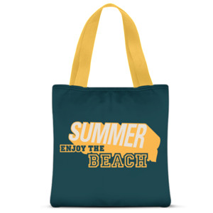Tas Tote Fullprint Summer Enjoy The Beach