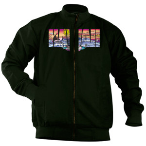 Jaket Bomber Hawai