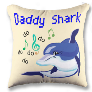 Bantal Cushion Daddy Shark