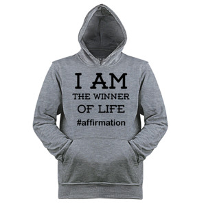 Jaket Hoodie i am the winner