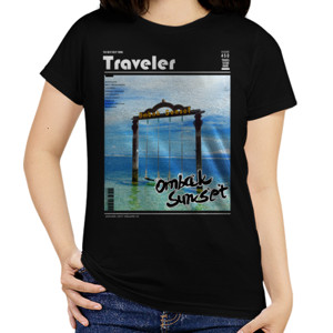 Kaos Ombak Sunset 