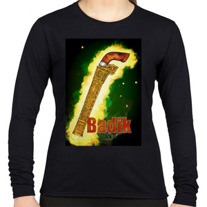 Kaos Badik Green Aura