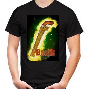 Kaos Badik Green Aura