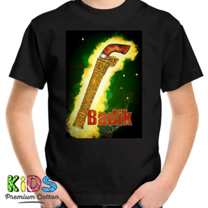 Kaos Badik Green Aura