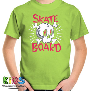 Kaos Skull Skateboard  