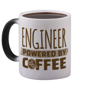 Mug Bunglon ME-0004 Engineer Powered by Coffee (Bunglon)