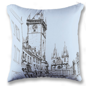 Bantal London handwriting building