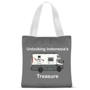 Tas Tote Fullprint Unlocking Indonesia Treasure