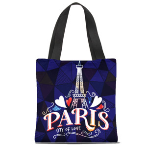 Tas Tote Fullprint Tas Paris Custom