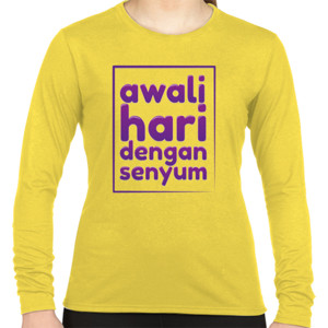 Kaos Awali Hari dengan Senyum