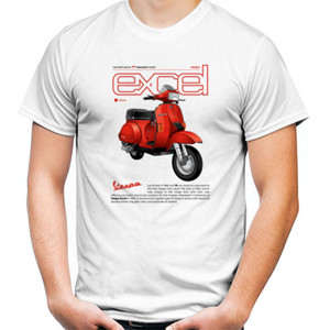 Kaos VESPA P150X | EXCEL | Rosso (light)