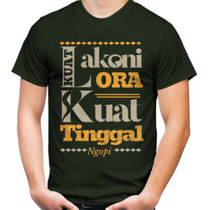 Kaos Kuat Tinggal Ngopi